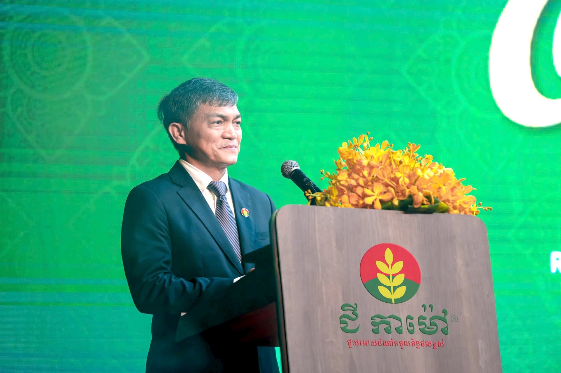 Ông Văn Tiến Thanh - Tổng Giám đốc PVCFC phát biểu tại hội nghị