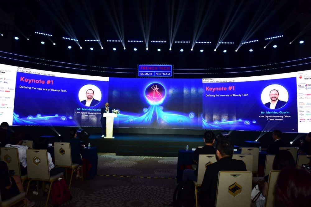 Triển lãm công nghệ làm đẹp tại Hội nghị Thượng đỉnh công nghệ Pháp năm 2025