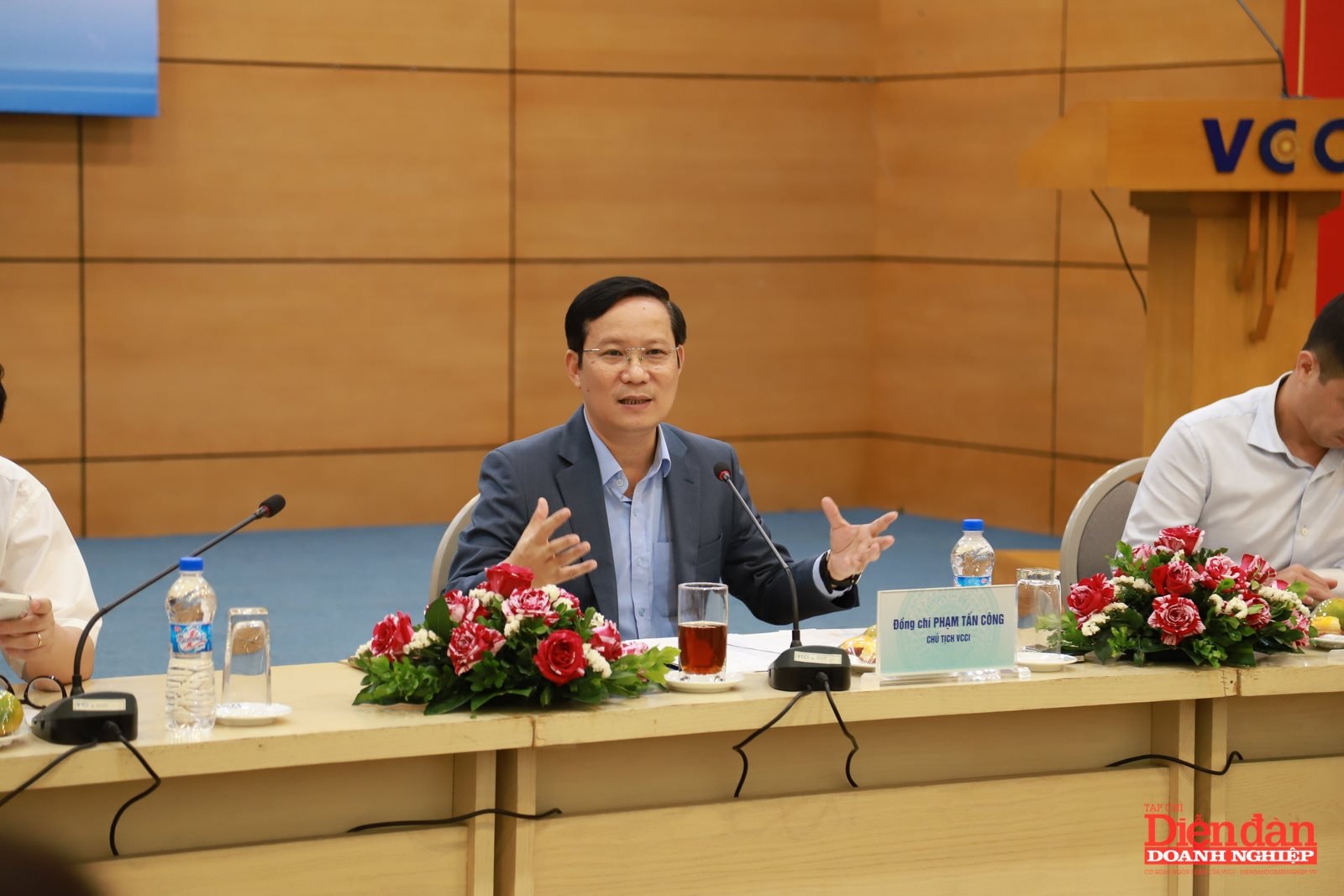 Chủ tịch VCCI Phạm Tấn Công gửi lời chúc mừng đến các nhà báo, phóng viên nhân dịp kỷ niệm 100 năm Ngày Báo chí Cách mạng Việt Nam