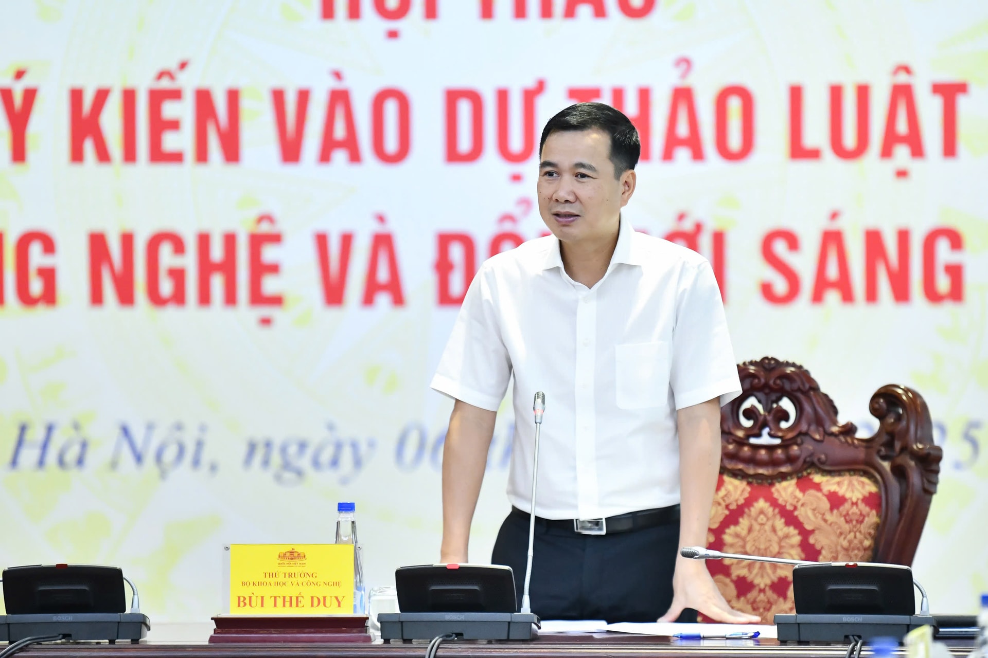 Bùi Thế Duy - Thứ trưởng Bộ Khoa học và Công nghệ