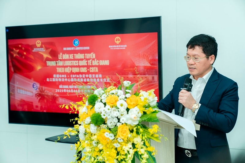 Ông Trần Đăng Nam, Phó Chủ tịch hội đồng thành viên công ty TNHH Logistics Quốc tế Bắc Giang