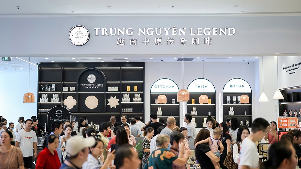 Hình 5 - Hệ thống quán Trung Nguyên Legend liên tục mở rộng tại Mỹ, Trung Quốc và trên toàn cầu mang đến những ly cà phê tuyệt hảo