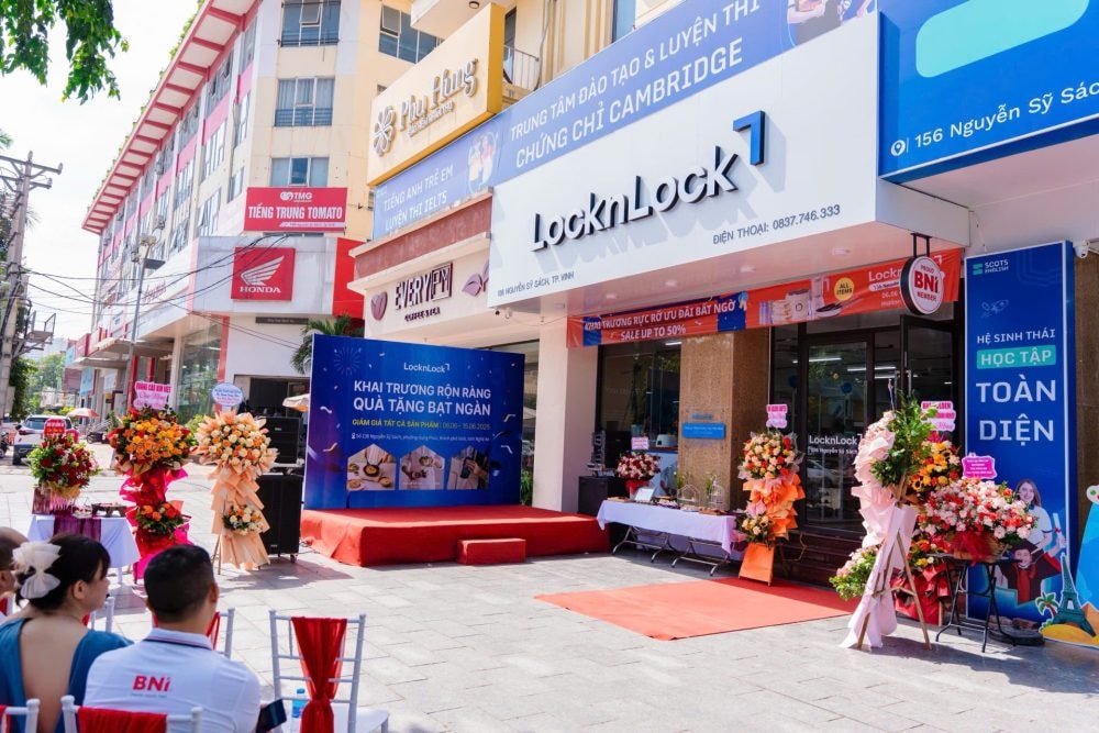 Khai trương cửa hàng mới tại Vinh, LocknLock tung ưu đãi “khủng”