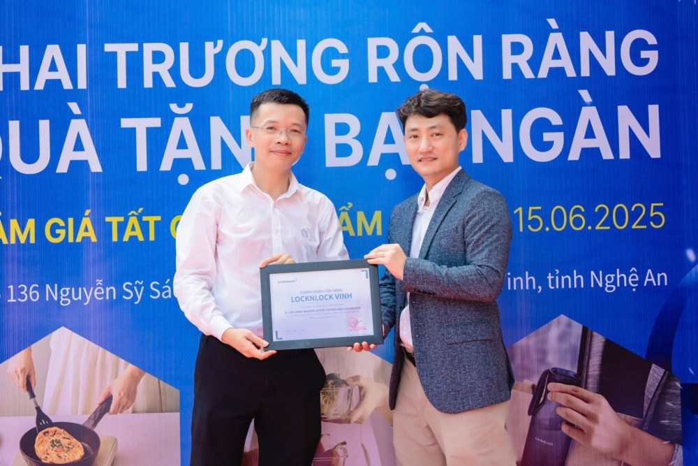 Khai trương cửa hàng mới tại Vinh, LocknLock tung ưu đãi “khủng”