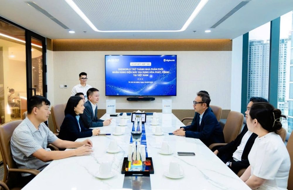 Digiworld chính thức trở thành nhà phân phối các sản phẩm điện máy Hòa Phát, Funiki trên toàn