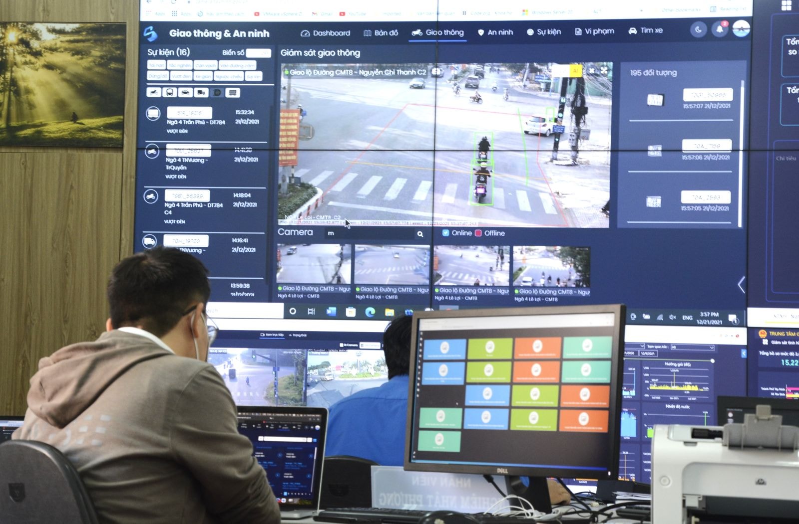 Giám sát trật tự, an toàn giao thông trên IOC tỉnh