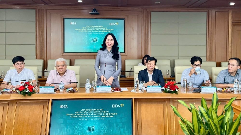 Cục Thương mại điện tử và Kinh tế số và BIDV ký kết hợp tác chiến lược phát triển thương mại điện tử