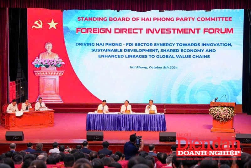 Thường trực Thành ủy Hải Phòng gặp gỡ, đối thoại doanh nghiệp FDI nhằm tạo cầu nối, mở ra thêm cơ hội tìm hiểu, hợp tác cho các doanh nghiệp trong và ngoài nước