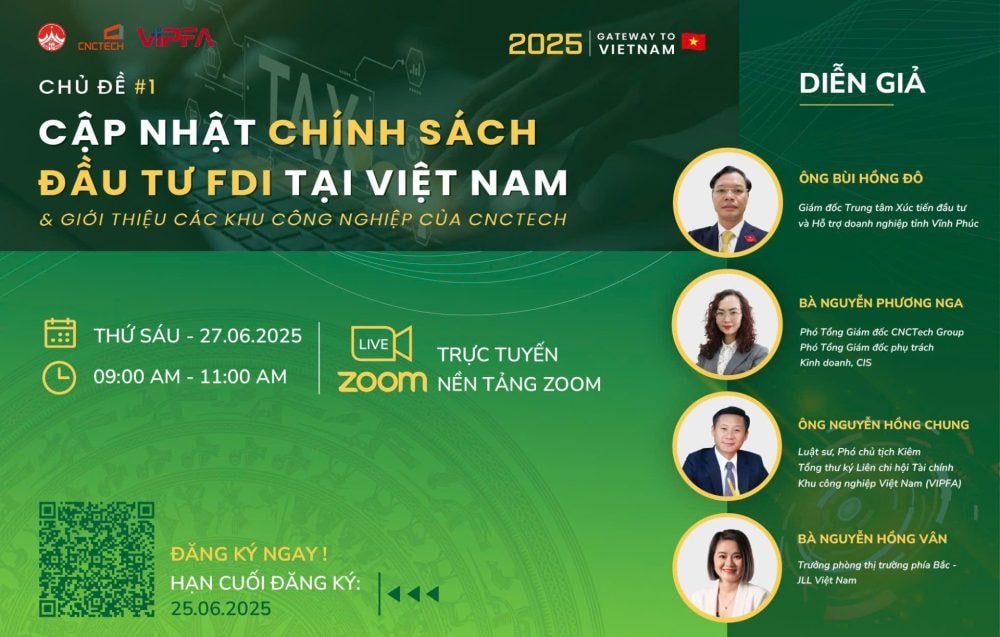 Vĩnh Phúc: Kêu gọi đầu tư vào các khu công nghiệp công nghệ cao