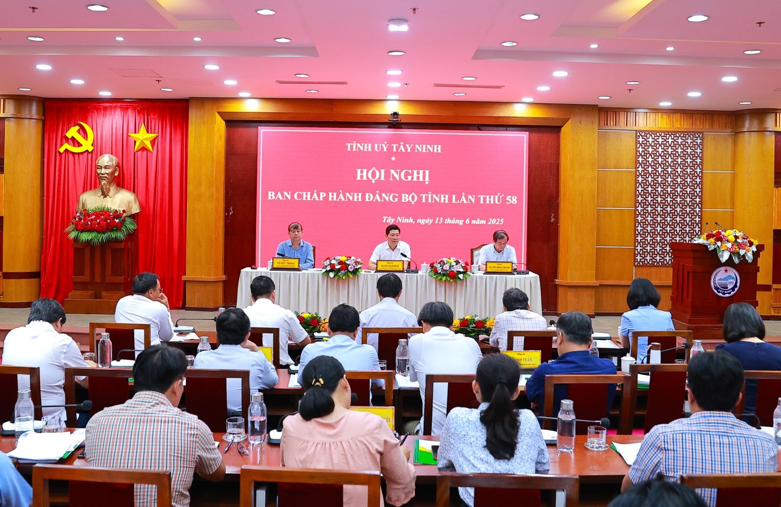 Hội nghị Ban chấp hành Đảng bộ tỉnh Tây Ninh lần thứ 58.