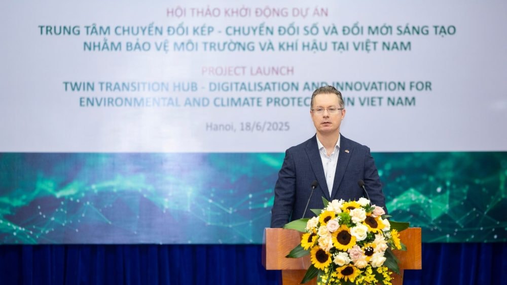 Khởi động Dự án “Trung tâm Chuyển đổi kép – Chuyển đổi số và Đổi mới sáng tạo nhằm bảo vệ môi trường và khí hậu tại Việt Nam”