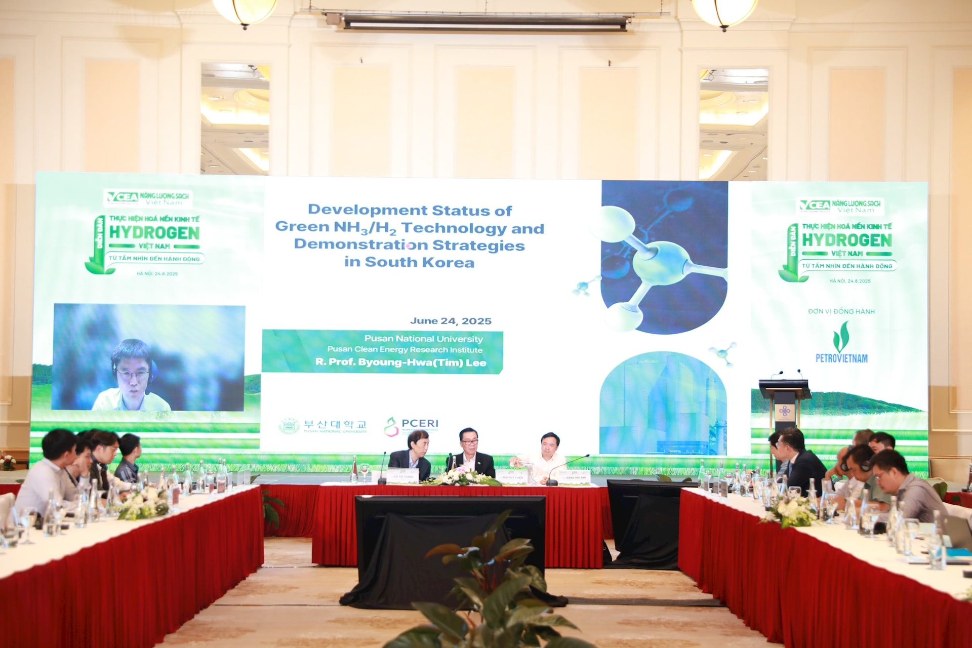 GS. Byoung-Hwa Lee, Viện Nghiên cứu năng lượng Sạch Hàn Quốc, Đại học Quốc gia Pusan, Hàn Quốc cập nhật Tình hình phát triển công nghệ Hydrogen Ammonia xanh và chiến lược trình diễn tại Hàn Quốc