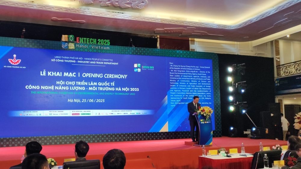 Entech Hanoi 2025 thúc đẩy hợp tác kinh doanh lĩnh vực hiệu quả năng lượng - môi trường