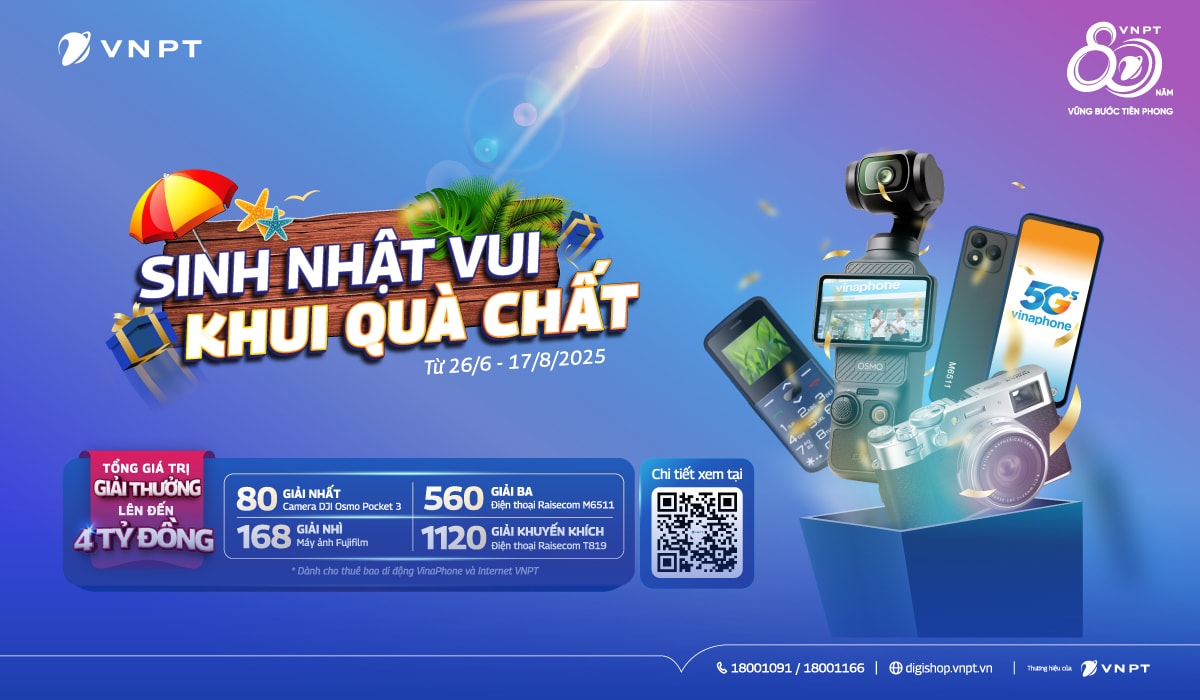 Tưng bừng kỷ niệm sinh nhật 29 năm VinaPhone