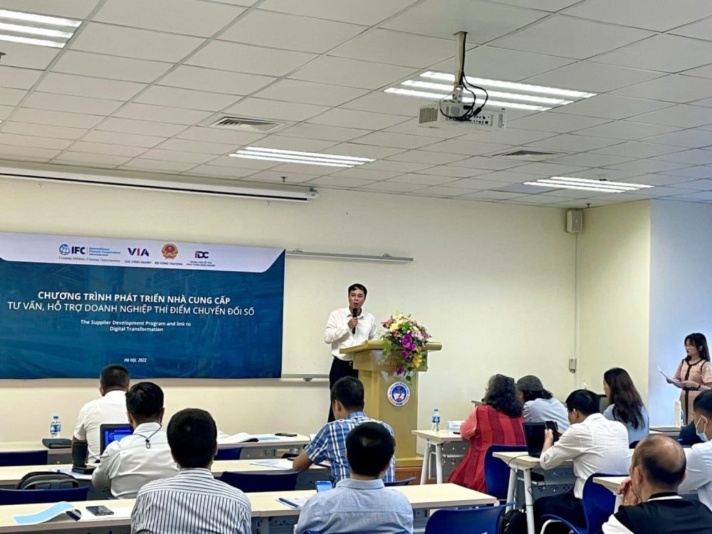 Cục Công nghiệp và IFC triển khai thí điểm chuyển đổi số cho doanh nghiệp CNHT