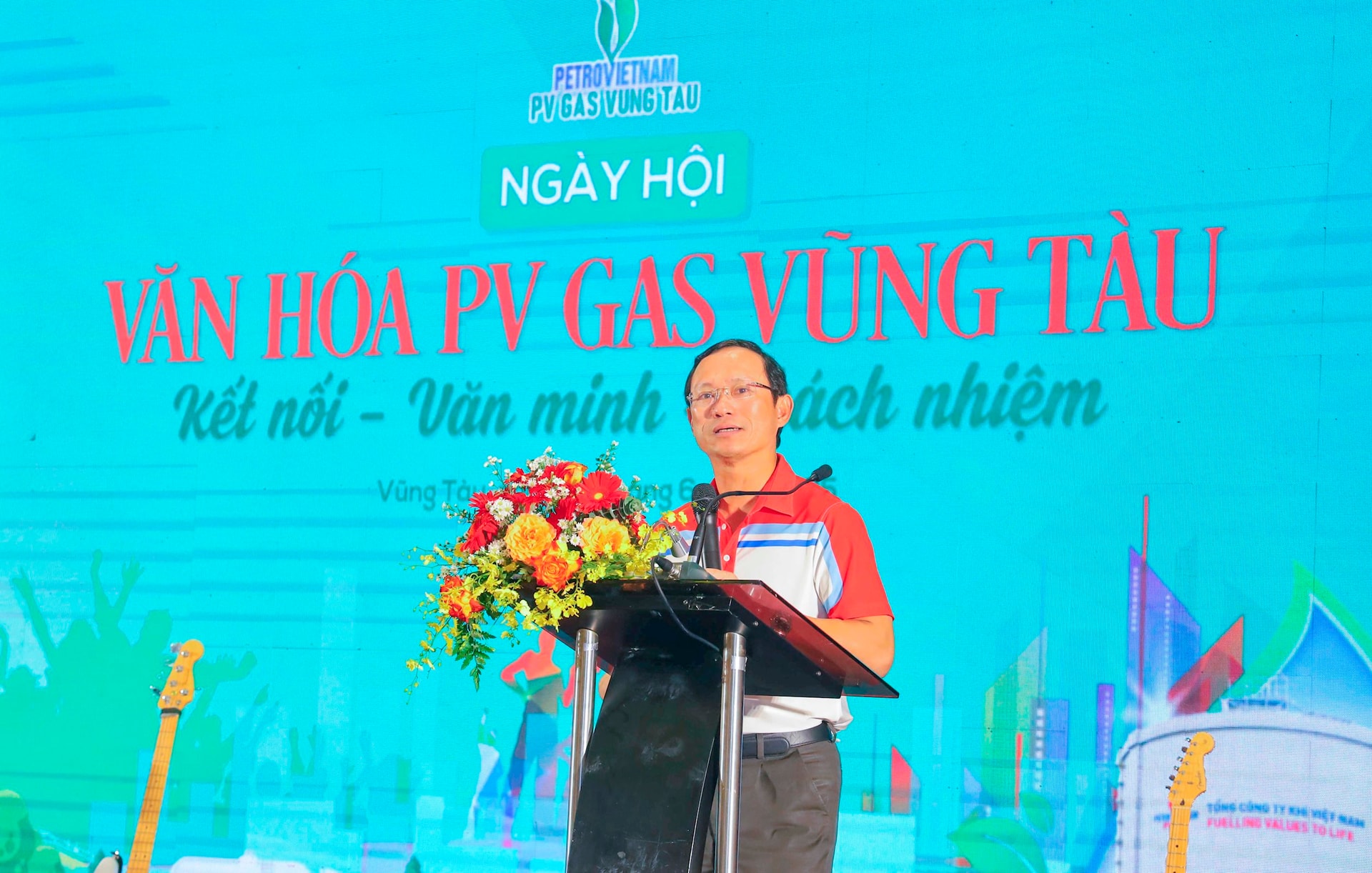 H1. Lãnh đạo PV GAS VUNG TAU phát biểu tại sự kiện