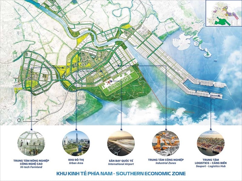 Khu kinh tế ven biển phía Nam có diện tích khoảng 20 nghìn ha được định hướng đến năm 2030 sẽ trở thành động lực chủ đạo của nền kinh tế Hải Phòng