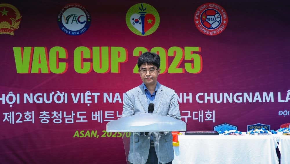 Giải bóng đá cộng đồng VAC CUP 2025 lần thứ 2 kết nối cộng đồng người Việt Nam tại Hàn Quốc Giải bóng đá cộng đồng VAC CUP 2025 lần thứ 2 kết nối cộng đồng người Việt Nam tại Hàn Quốc