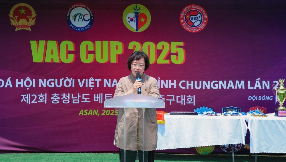 Giải bóng đá cộng đồng VAC CUP 2025 lần thứ 2 kết nối cộng đồng người Việt Nam tại Hàn Quốc Giải bóng đá cộng đồng VAC CUP 2025 lần thứ 2 kết nối cộng đồng người Việt Nam tại Hàn Quốc