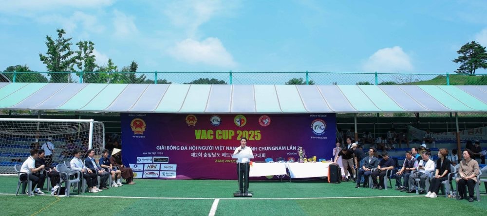 Giải bóng đá cộng đồng VAC CUP 2025 lần thứ 2 kết nối cộng đồng người Việt Nam tại Hàn Quốc Giải bóng đá cộng đồng VAC CUP 2025 lần thứ 2 kết nối cộng đồng người Việt Nam tại Hàn Quốc