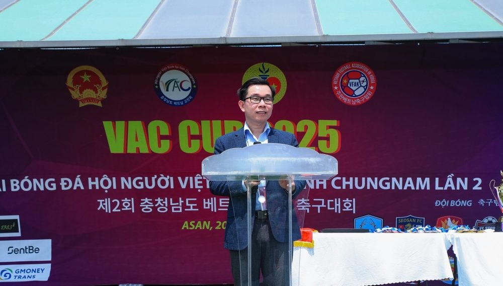 Giải bóng đá cộng đồng VAC CUP 2025 lần thứ 2 kết nối cộng đồng người Việt Nam tại Hàn Quốc Giải bóng đá cộng đồng VAC CUP 2025 lần thứ 2 kết nối cộng đồng người Việt Nam tại Hàn Quốc