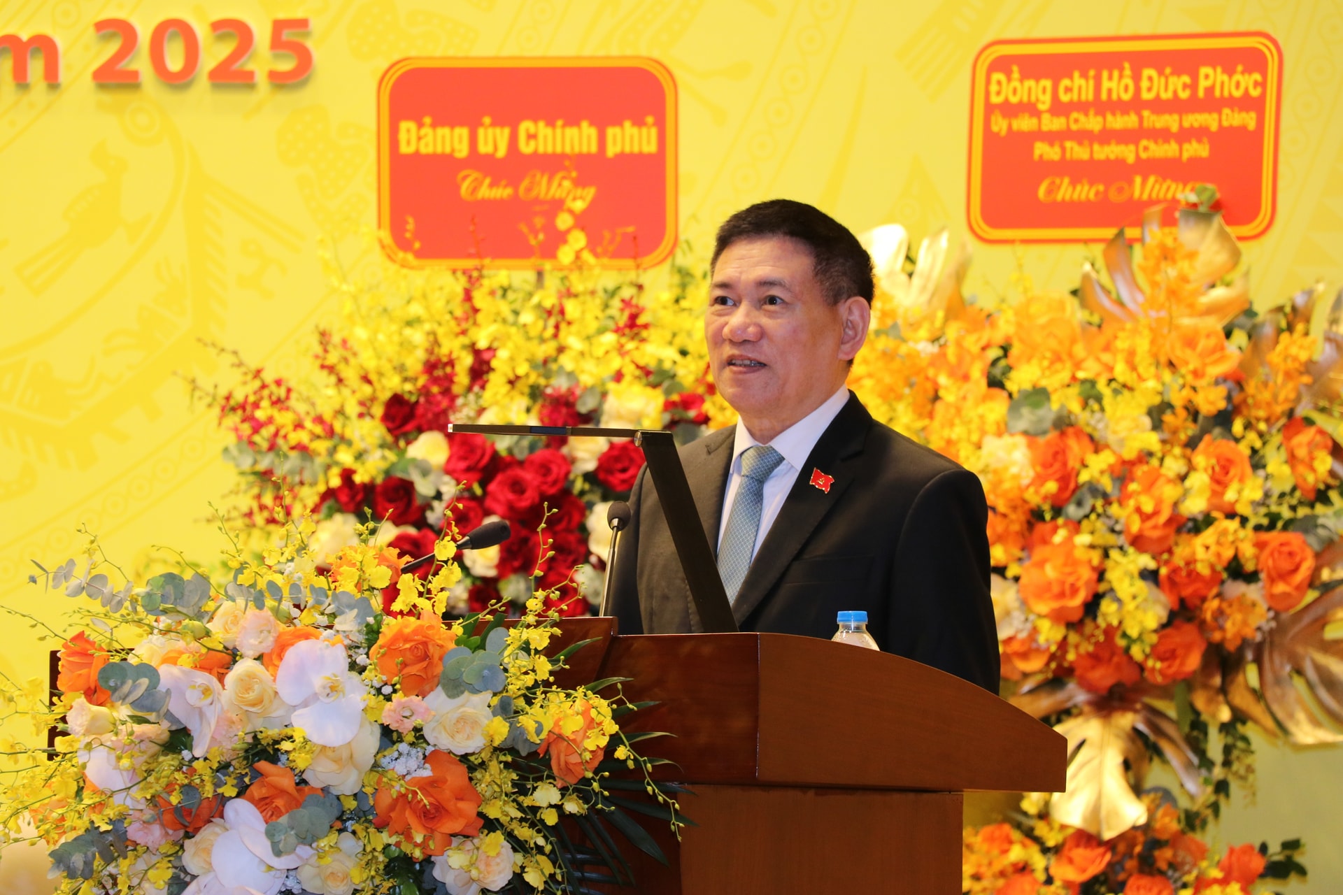 Phó Thủ tướng Chính phủ Hồ Đức Phớc ghi nhận và đánh giá cao những đóng góp quan trọng của TKV trong sự nghiệp phát triển kinh tế đất nước và đảm bảo an ninh năng lượng quốc gia