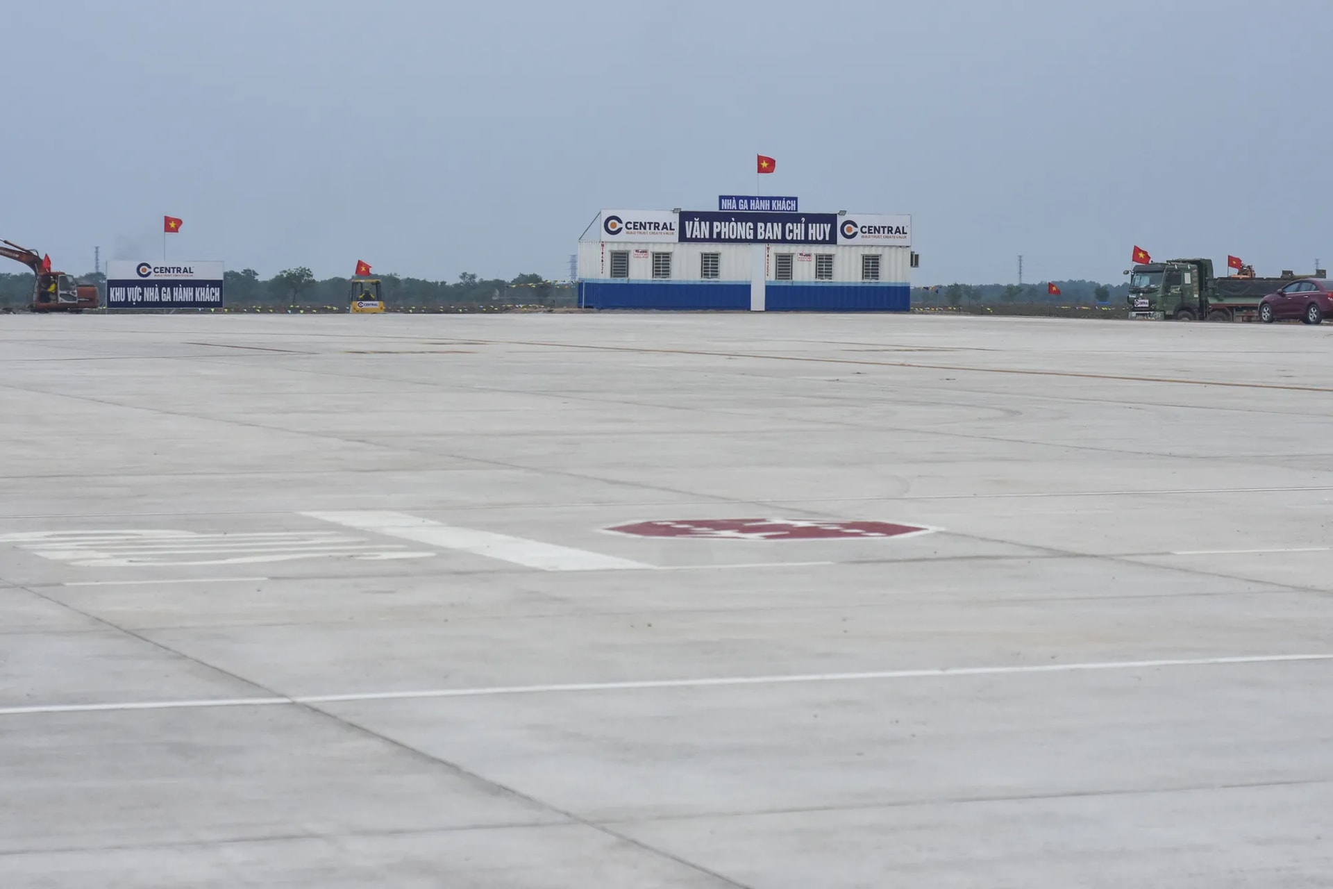 Sân bay Quảng Trị dần hình thành (Ảnh Nguyễn Do)