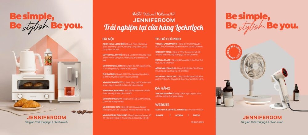 Thương hiệu Jenniferoom chính thức gia nhập thị trường Việt Nam