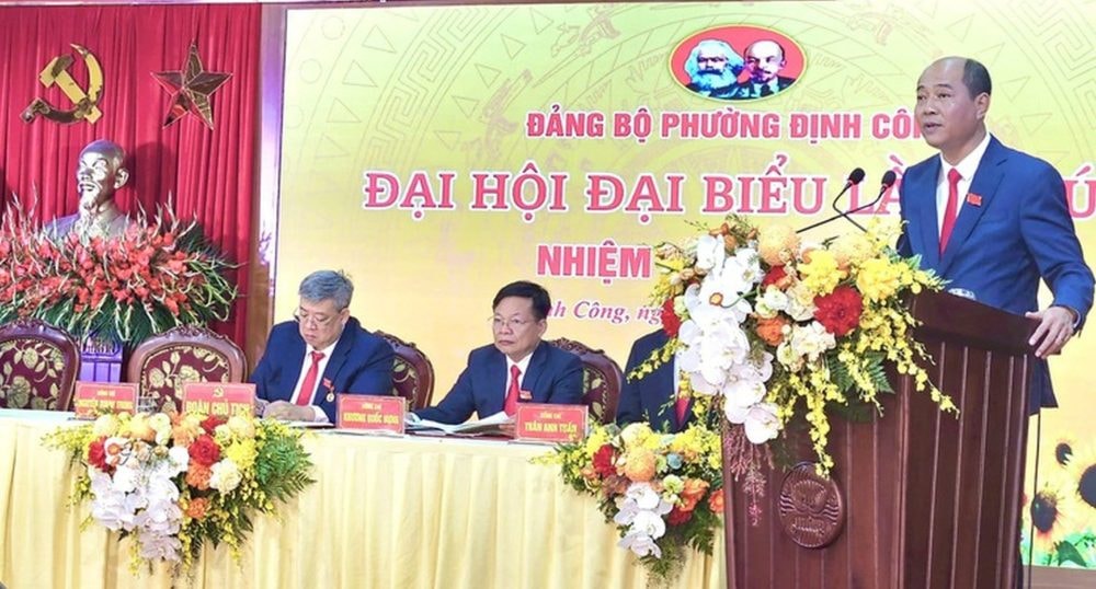 Đại hội đại biểu Đảng bộ phường Định Công lần thứ Nhất: tập trung phát triển kinh tế, hạ tầng đô thị Đại hội đại biểu Đảng bộ phường Định Công lần thứ Nhất: tập trung phát triển kinh tế, hạ tầng đô thị