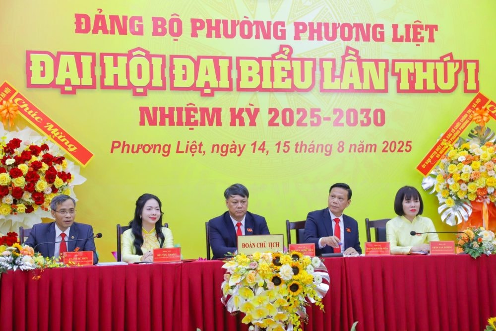 Đại hội đại biểu Đảng bộ phường Phương Liệt lần thứ I: quyết tâm thúc đẩy tăng trưởng kinh tế bền vững