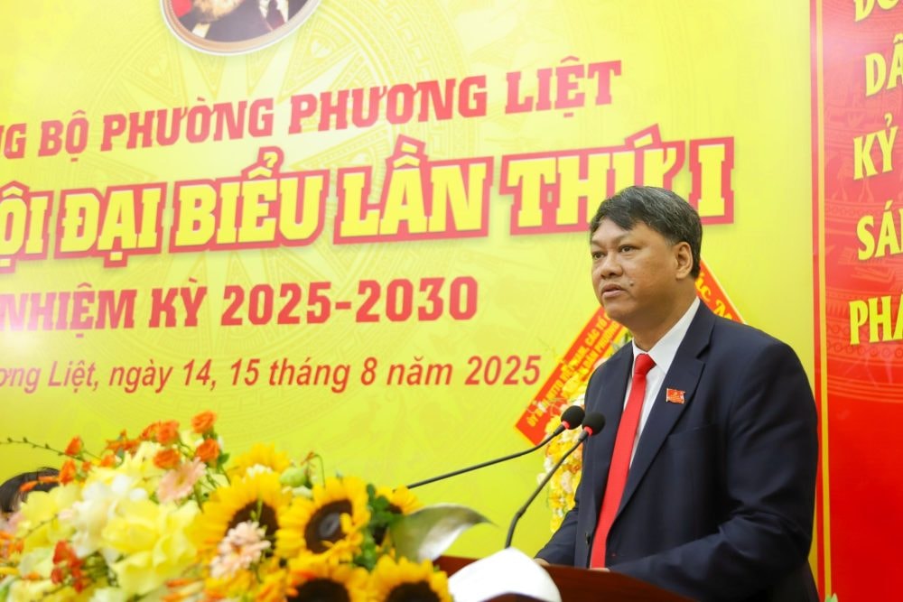 Đại hội đại biểu Đảng bộ phường Phương Liệt lần thứ I: quyết tâm thúc đẩy tăng trưởng kinh tế bền vững