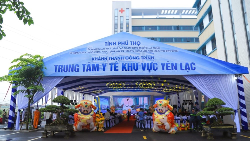 Tỉnh Phú Thọ khánh thành dự án xây dựng, nâng cấp Trung tâm Y tế khu vực Yên Lạc