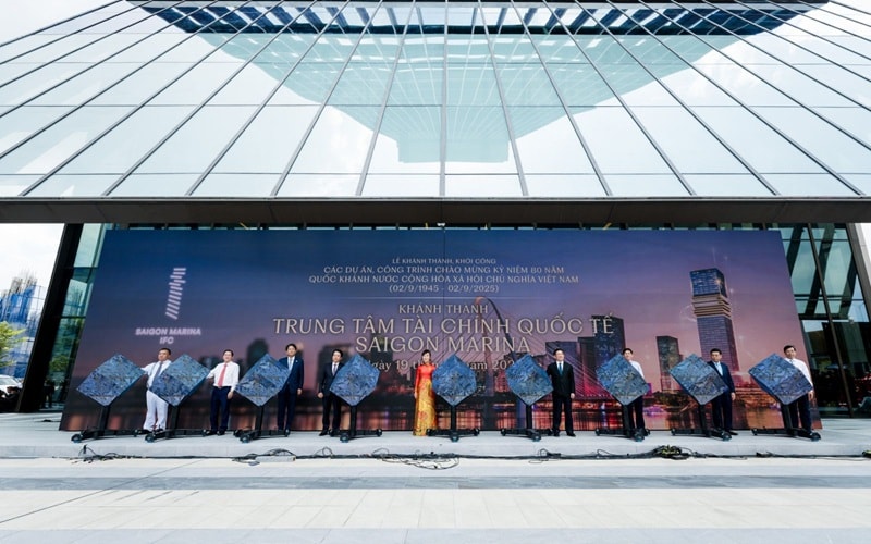 Nghi thức khánh thành Trung tâm Tài chính Quốc tế Saigon Marin