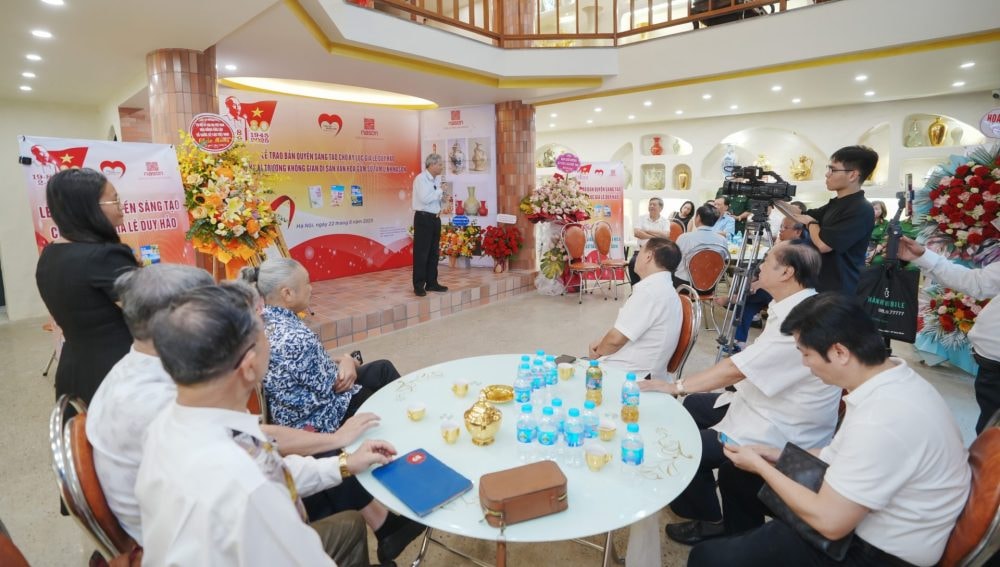 Công bố bản quyền sáng tạo và khai trương Không gian Văn hóa Di sản Gốm sứ NASON