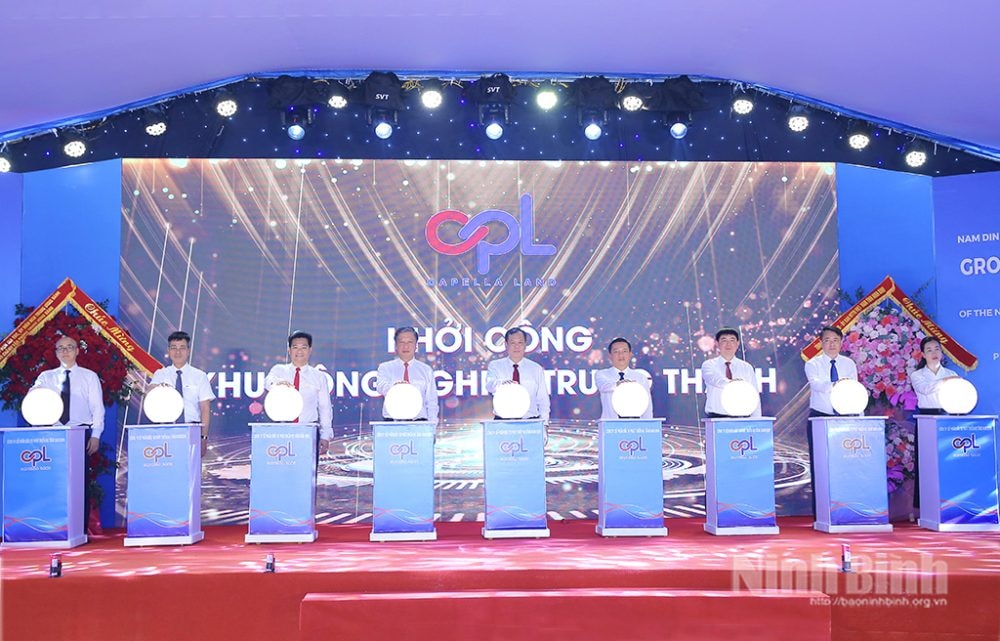 Ninh Bình: Khởi công khu công nghiệp hỗ trợ