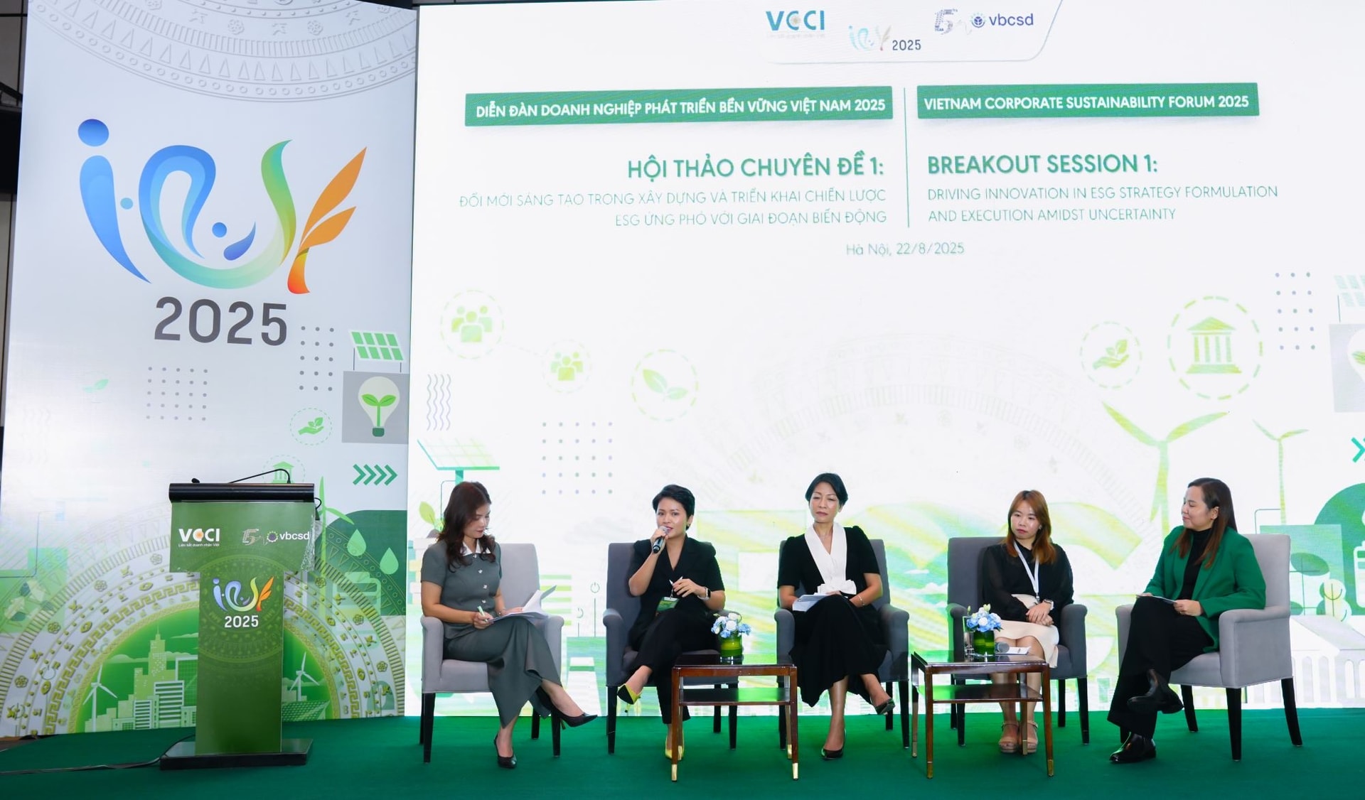 Diễn đàn Doanh nghiệp Phát triển bền vững Việt Nam (VCSF) 2025 lần thứ 12