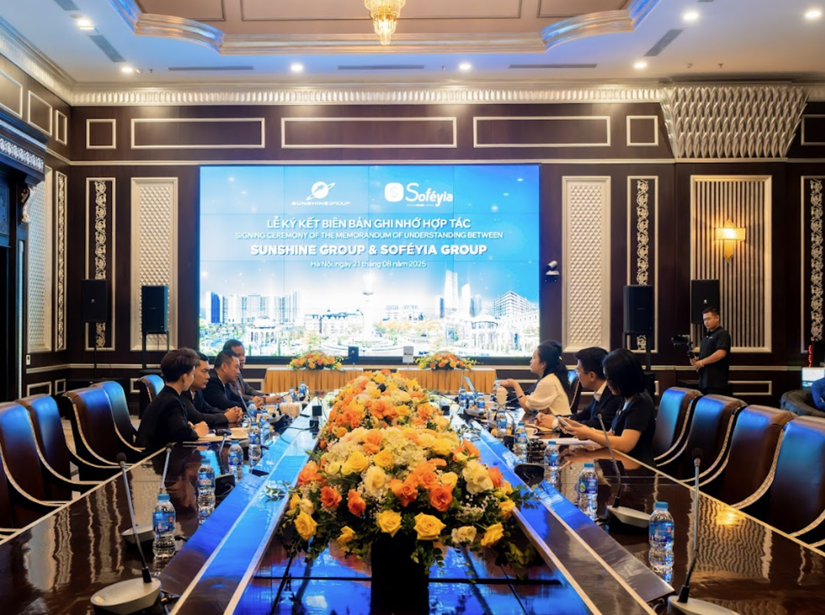 Lãnh đạo Sunshine Group và Haier Home ký biên bản ghi nhớ hợp tác