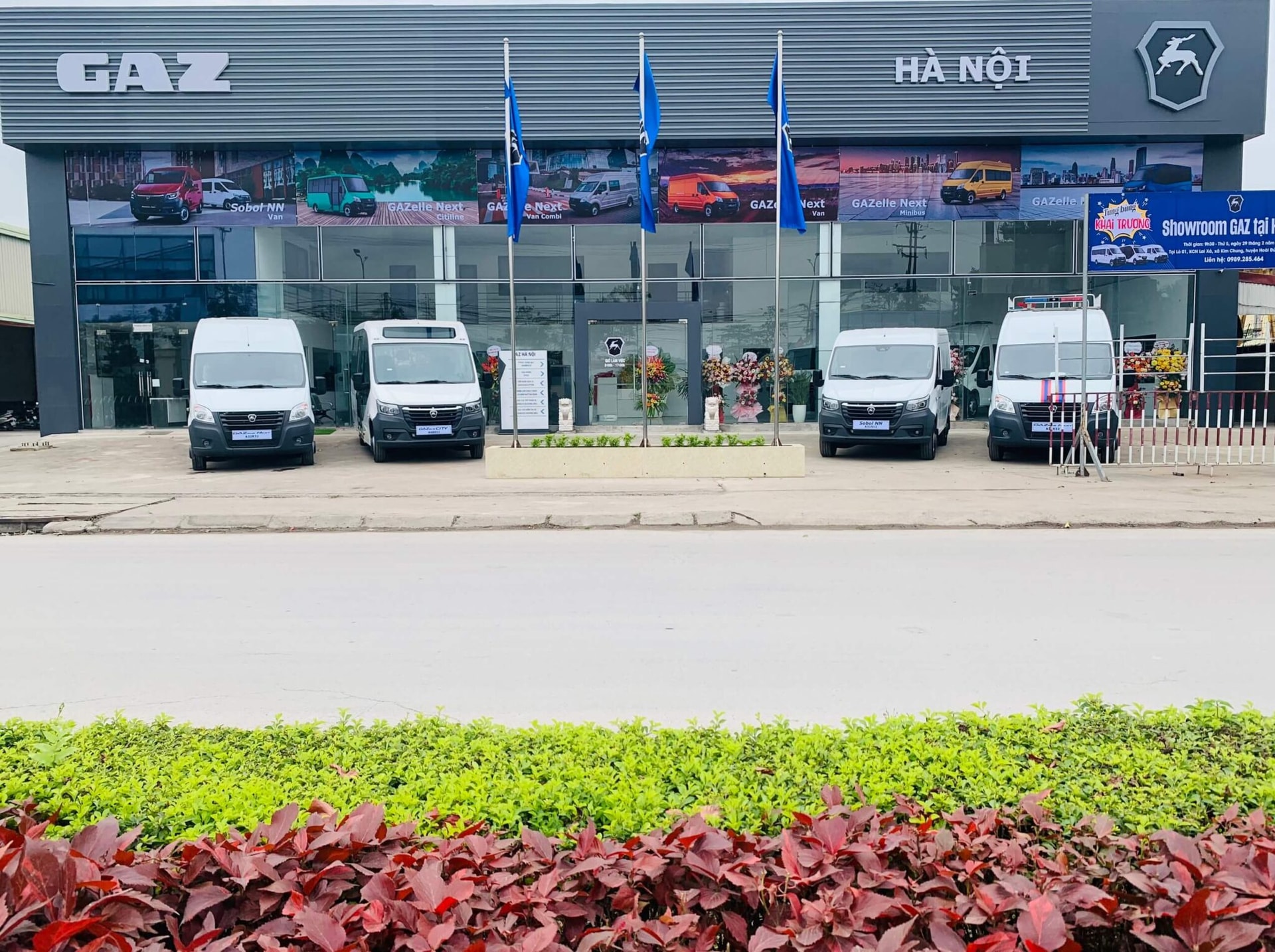 3. Hệ thống showroom 3S của GAZ phủ rộng trên toàn quốc đáp ứng kịp thời mọi nhu cầu của khách hàng.