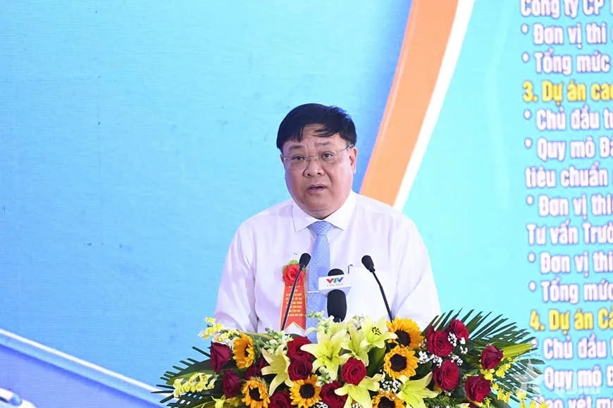 Chủ tịch UBND tỉnh Cà Mau Phạm Thành Ngại tại buổi lễ