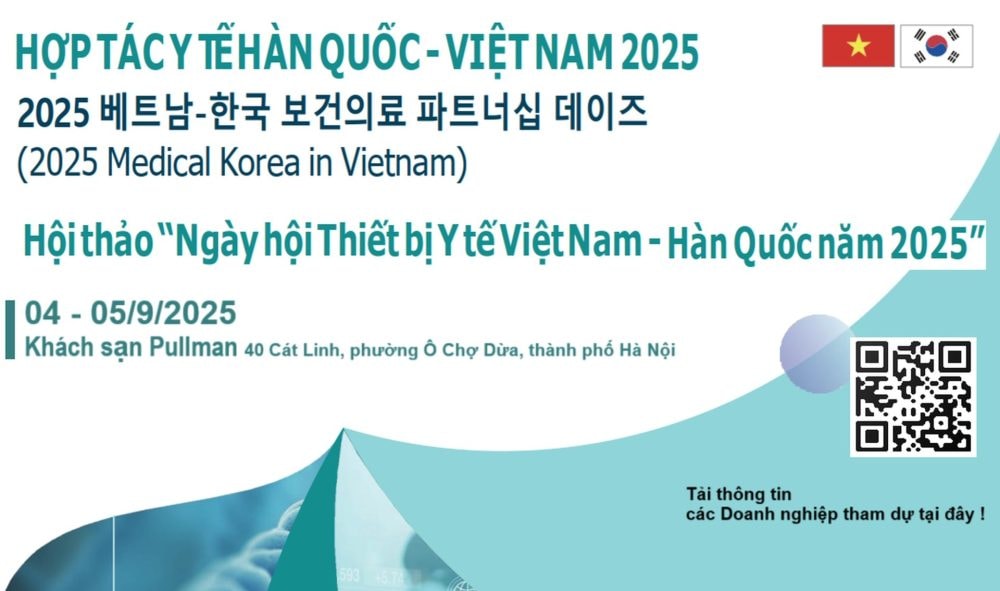 Hội thảo “Ngày hội Thiết bị Y tế Việt Nam – Hàn Quốc năm 2025”