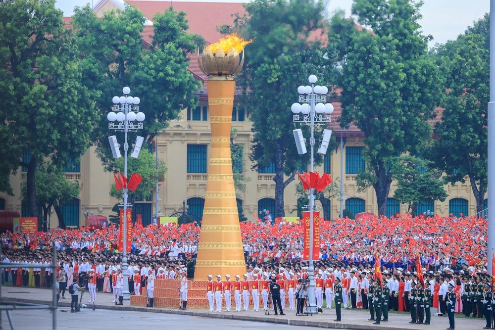 TỔNG THUẬT: Lễ Tổng duyệt chương trình diễu binh, diễu hành kỷ niệm 80 năm Quốc khánh 2/9