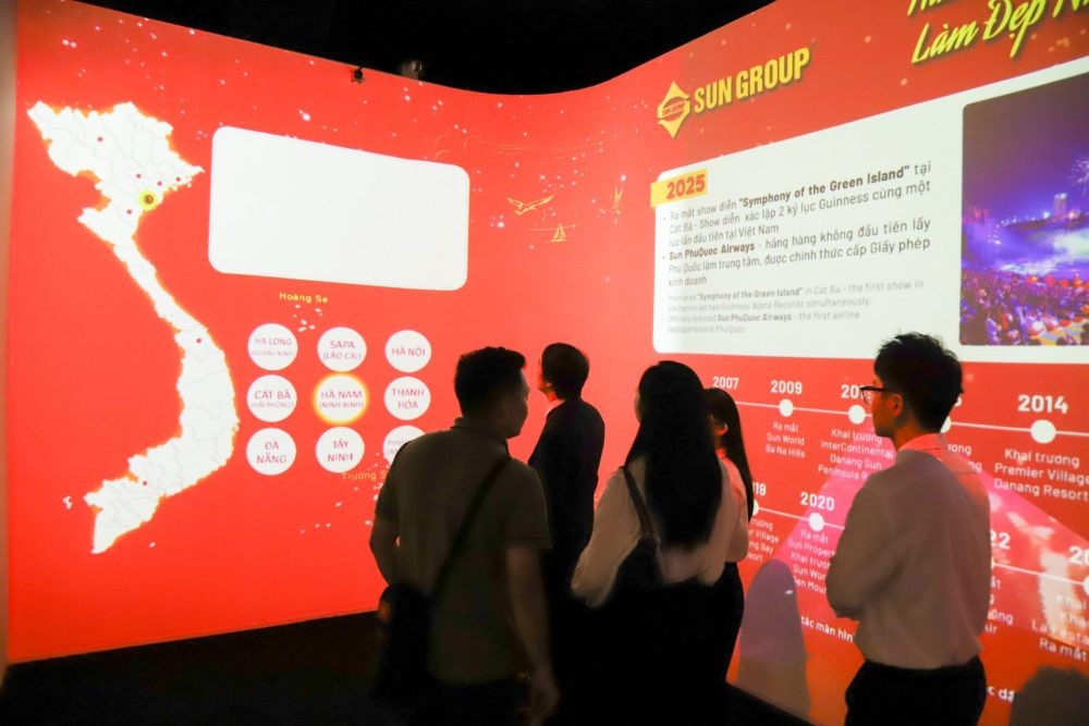 Sun Group tái hiện hành trình gần hai thập kỷ “làm đẹp những vùng đất” tại Triển lãm A80