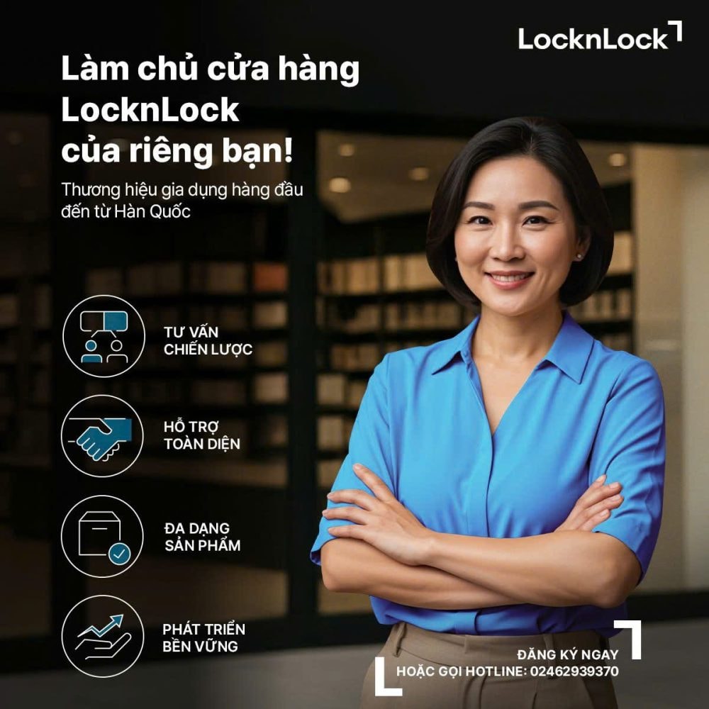 LocknLock mở rộng chuỗi cửa hàng nhượng quyền trên toàn quốc