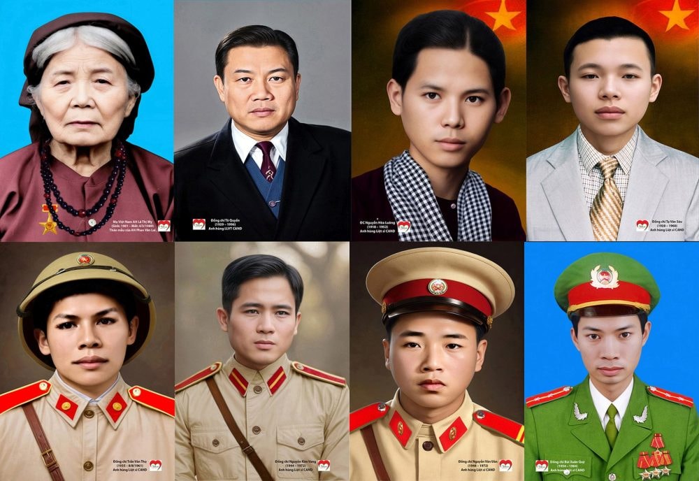 Trao tặng di ảnh chân dung “Tự hào Công an nhân dân Việt Nam”