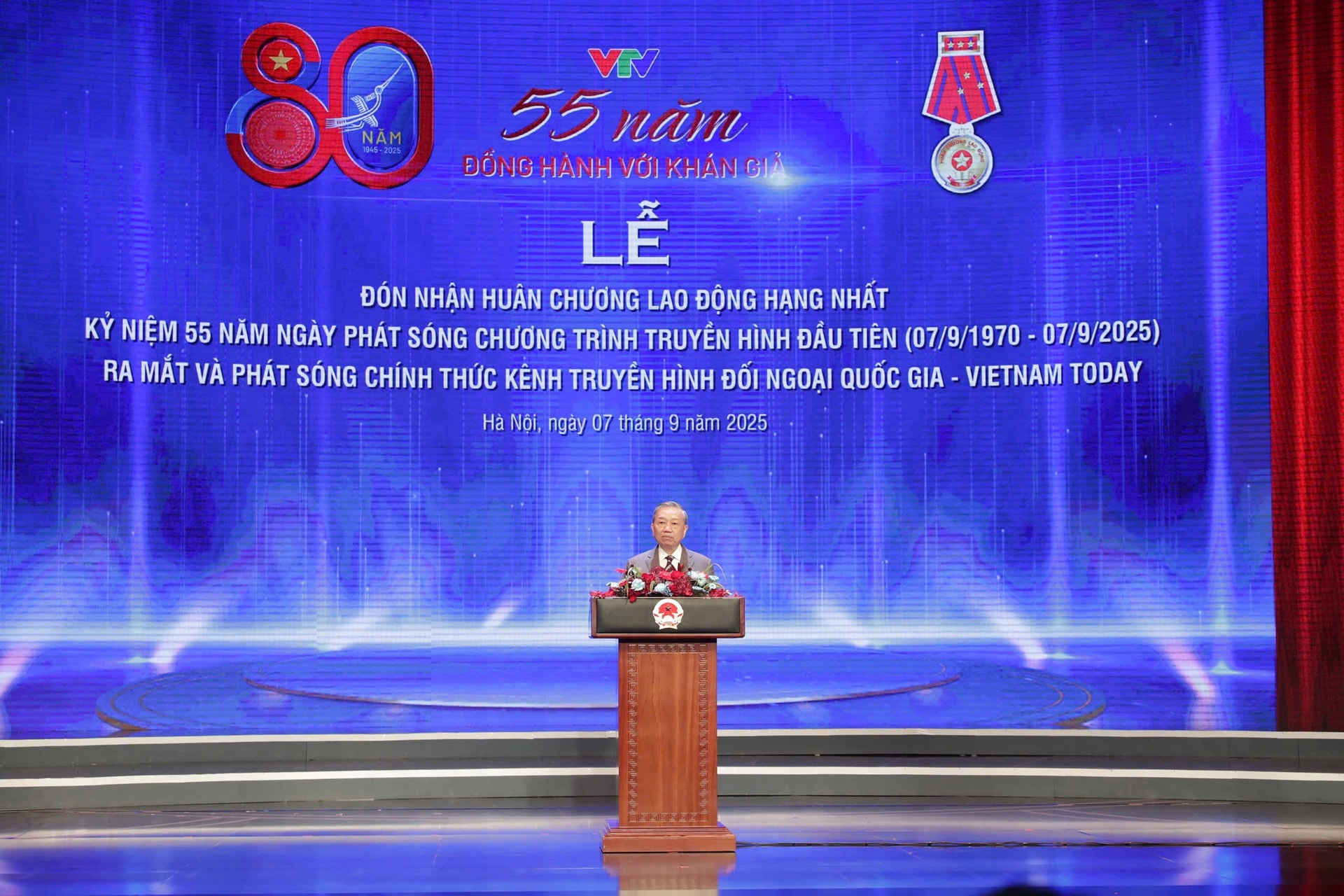 Tổng Bí thư Tô Lâm trao Huân chương Lao động hạng Nhất tặng Đài Truyền hình Việt Nam- Ảnh 2.