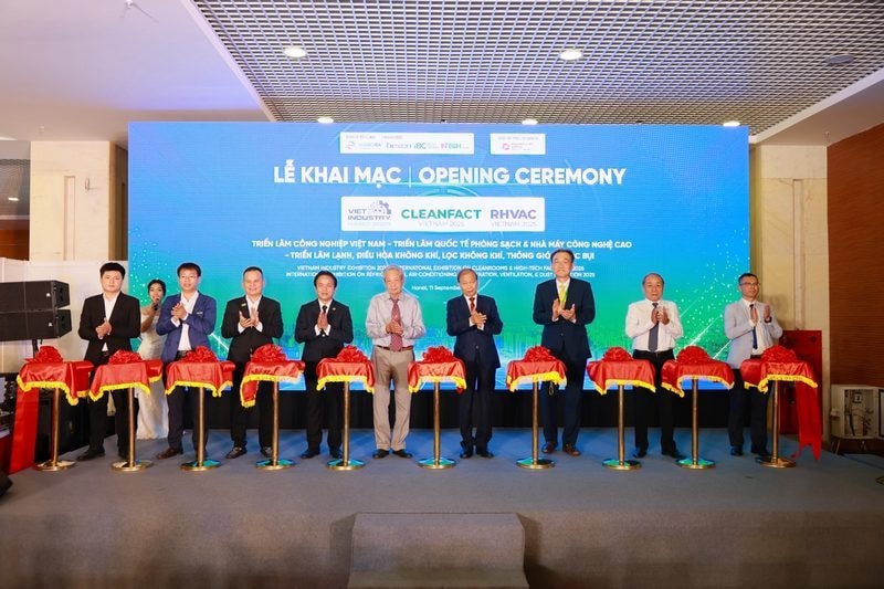 Khai mạc Chuỗi Triển lãm Viet Industry – Cleanfact – RHVAC Vietnam 2025: Thúc đẩy công nghiệp hỗ trợ Việt Nam