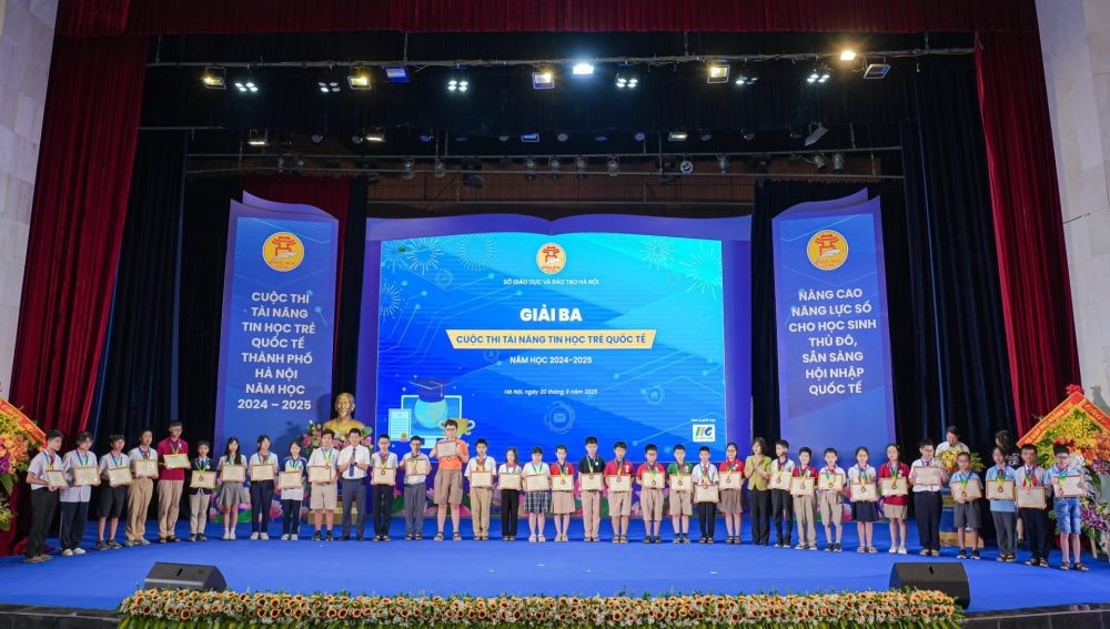 Tổng kết Cuộc thi Tài năng Tin học trẻ Quốc tế Thành phố Hà Nội năm học 2024 – 2025