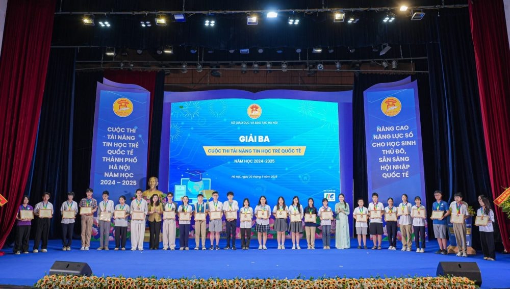 Tổng kết Cuộc thi Tài năng Tin học trẻ Quốc tế Thành phố Hà Nội năm học 2024 – 2025