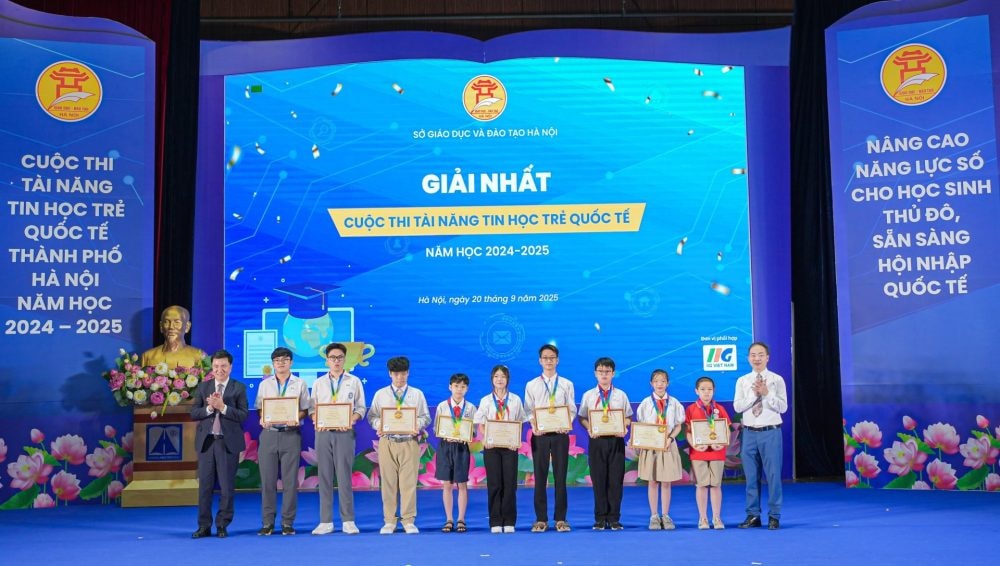 Tổng kết Cuộc thi Tài năng Tin học trẻ Quốc tế Thành phố Hà Nội năm học 2024 – 2025