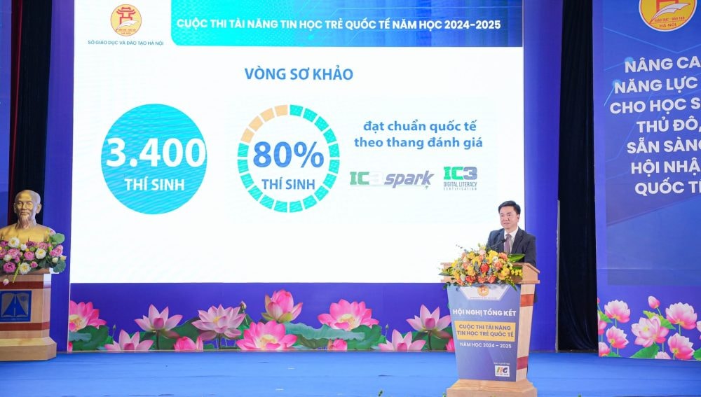 Tổng kết Cuộc thi Tài năng Tin học trẻ Quốc tế Thành phố Hà Nội năm học 2024 – 2025